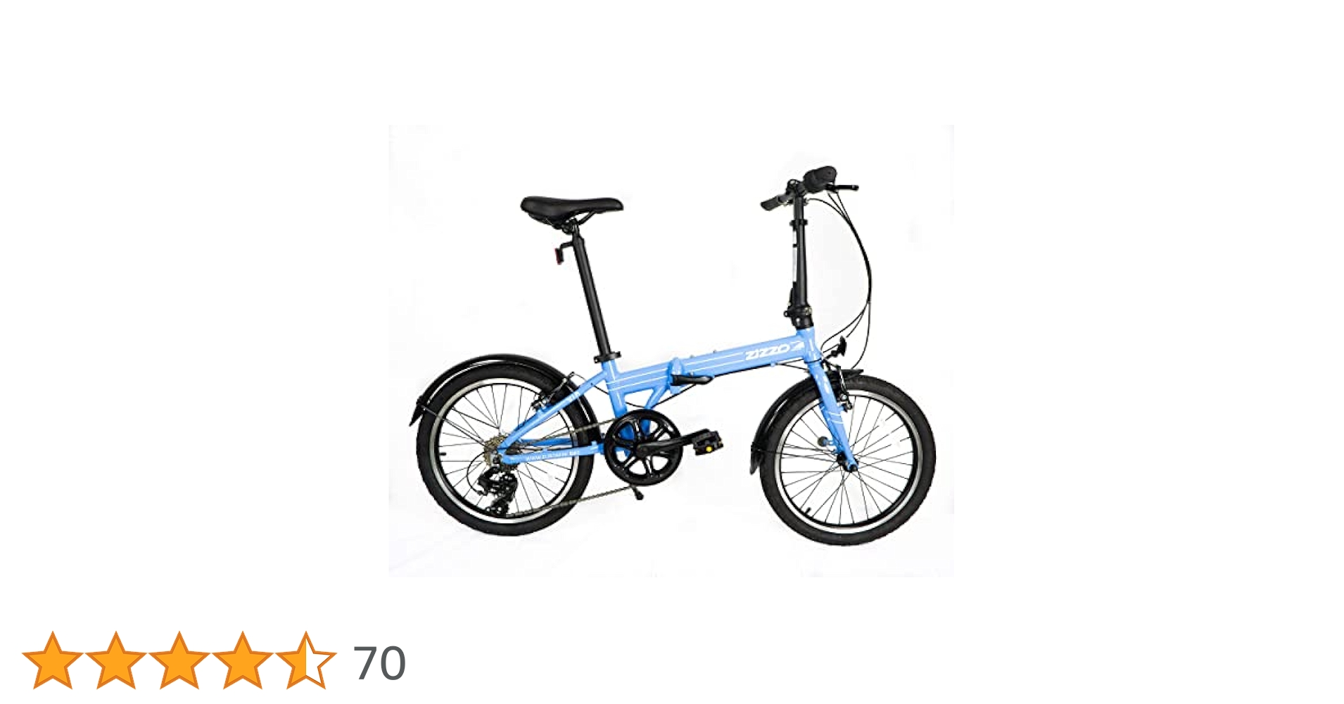 Amazon | ZiZZO Via 20インチ 折りたたみ自転車 軽量アルミ